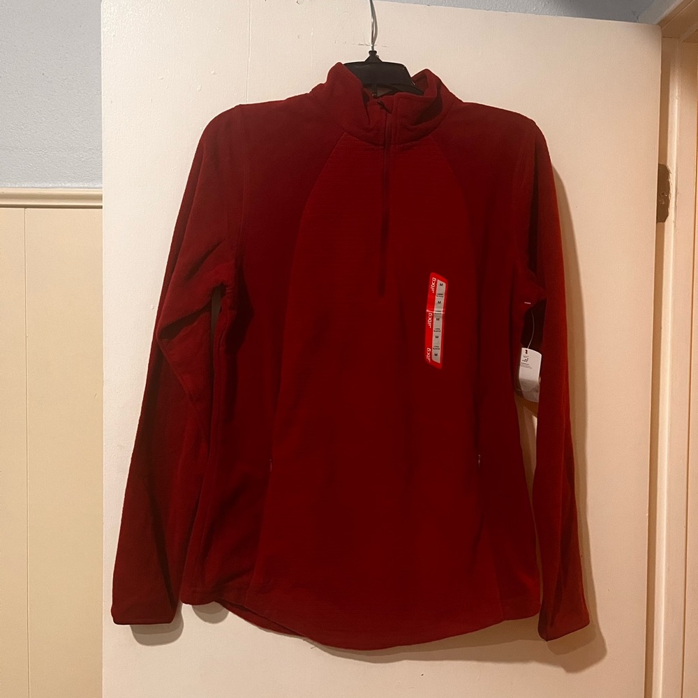 bcg~ long sleeve fleece ~ Womens Medium ~ Burgundy